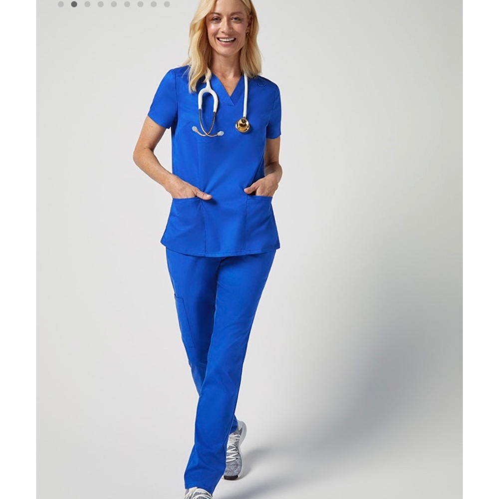 Jaanu scrubs royal blue